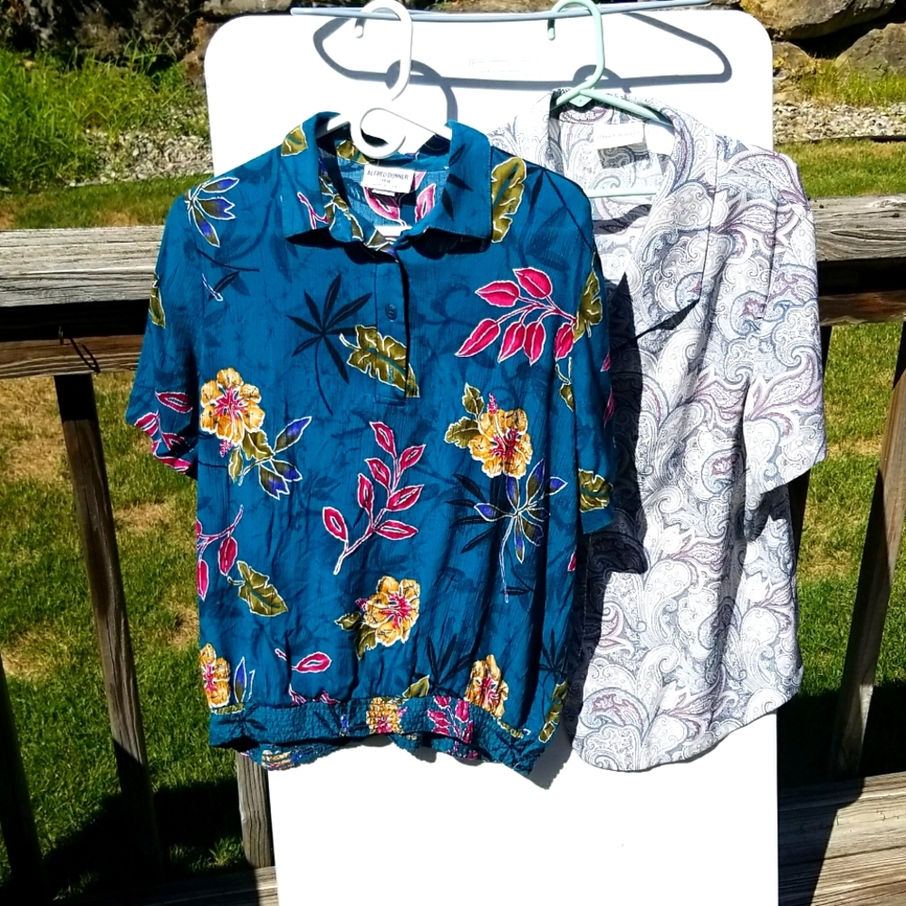 Two Alfred Dunner tops